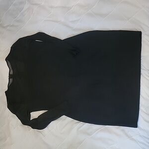Charlotte Russe Women's Black long sleeve mesh dress size L